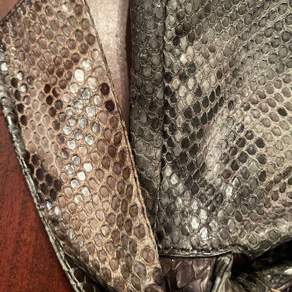 Gucci Jungle Hobo Python Large Shoulder Bag Tassels Snake Print Luxury Bag - Picture 13 of 15